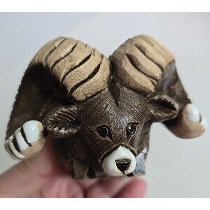 Big Horn Sheep, Ram Artesania Rinconada #152  Retired Carved Figurine EUC